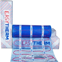 Нагрівальний мат двожильний Easytherm EM 200 Вт/м² для укладання під плитку в плитковий клей
