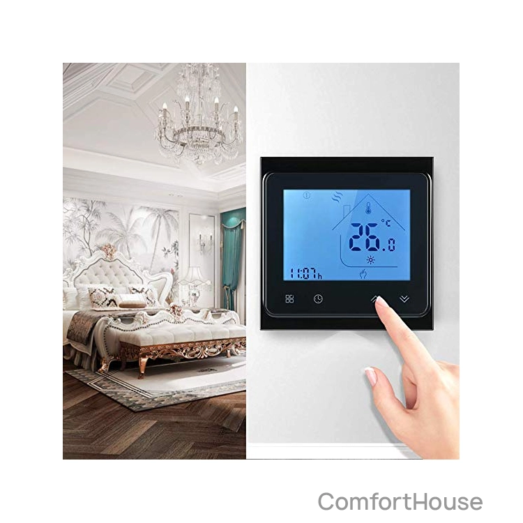 Фото 1 - Терморегулятор PWT 002 Wi-Fi Black Matte
