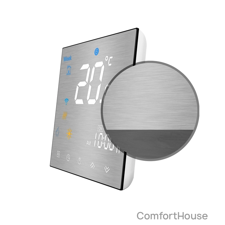 Фото 1 - Терморегулятор PWT 003 Steel White
