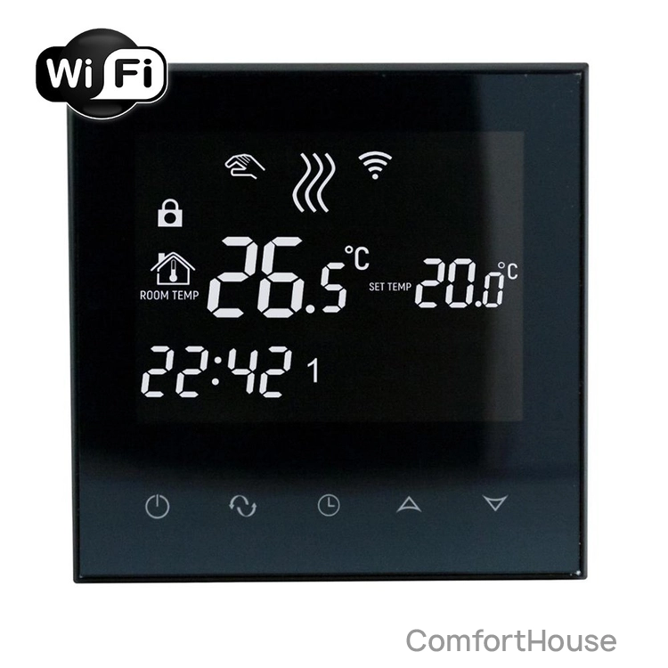 Фото 1 - Термостат SN Wi-Fi Black