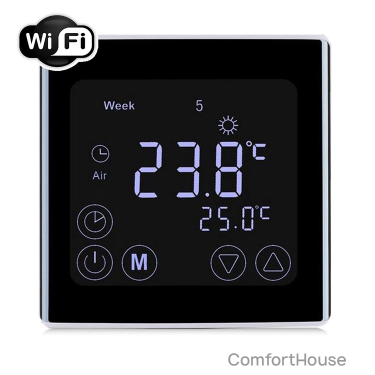 Фото 1 - Термостат BSN Wi-Fi Black