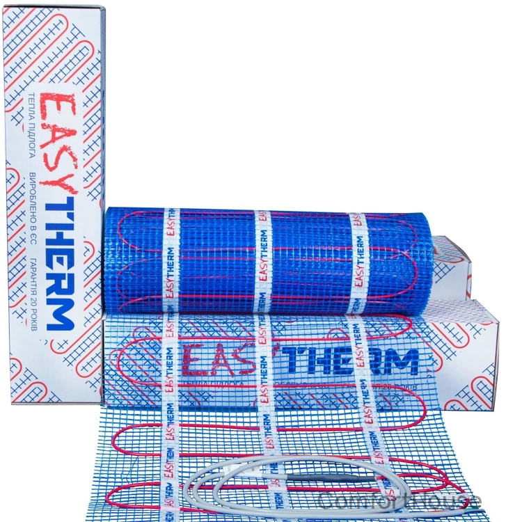 Фото 1 - Нагрівальний мат двожильний Easytherm EM 200 Вт/м² для укладання під плитку в плитковий клей