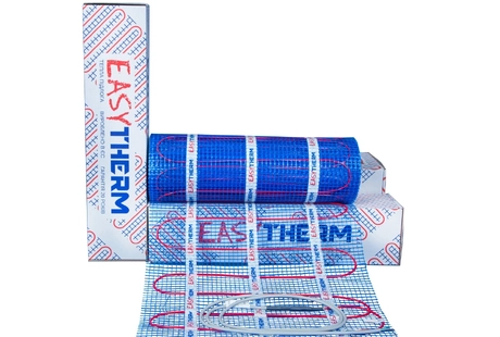 Нагрівальний мат двожильний Easytherm EM 200 Вт/м² для укладання під плитку в плитковий клей