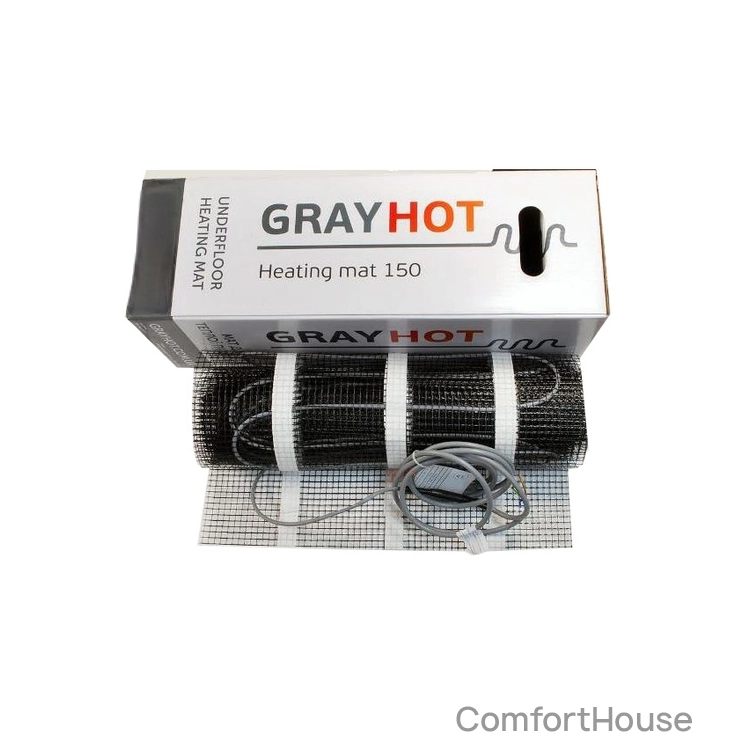 Фото 1 - Нагрівальний мат двожильний GrayHot 150 Вт/м²