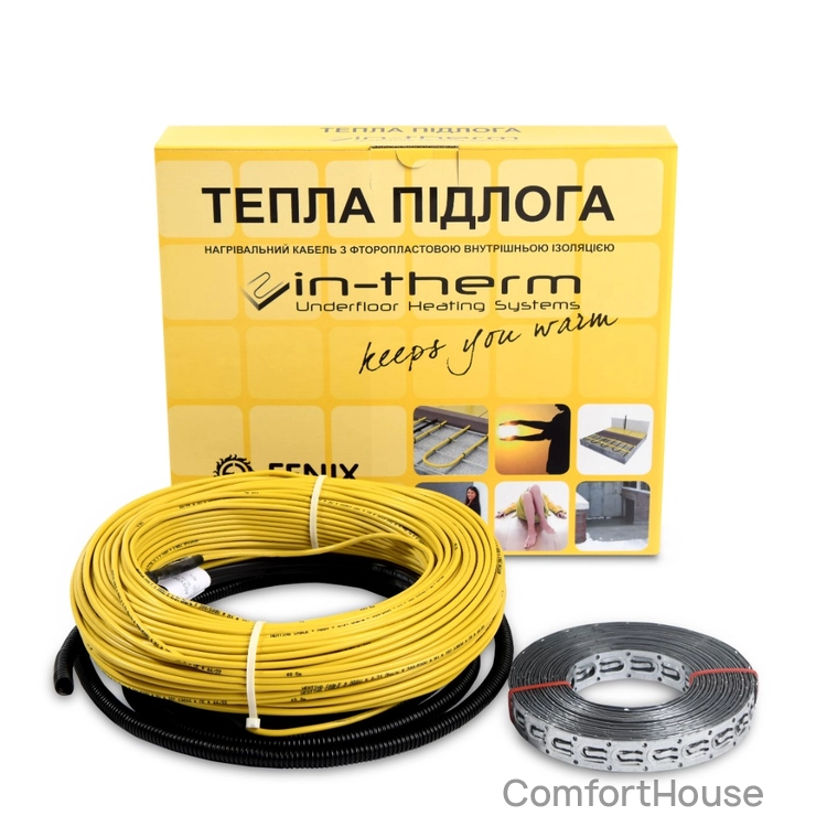 Фото 1 - Универсальный нагревательный двухжильный кабель IN-THERM ADSV 20 Вт/м для укладки в стяжку и плиточный клей