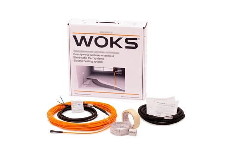 Нагрівальний кабель двожильний Woks 10