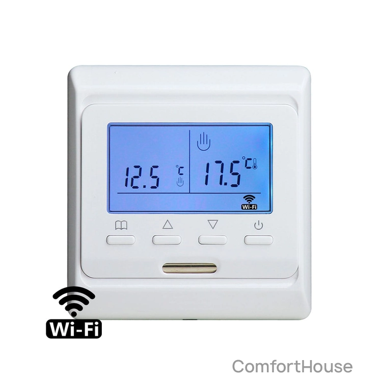 Фото 1 - Терморегулятор EcoTerm Digital White Wi-Fi