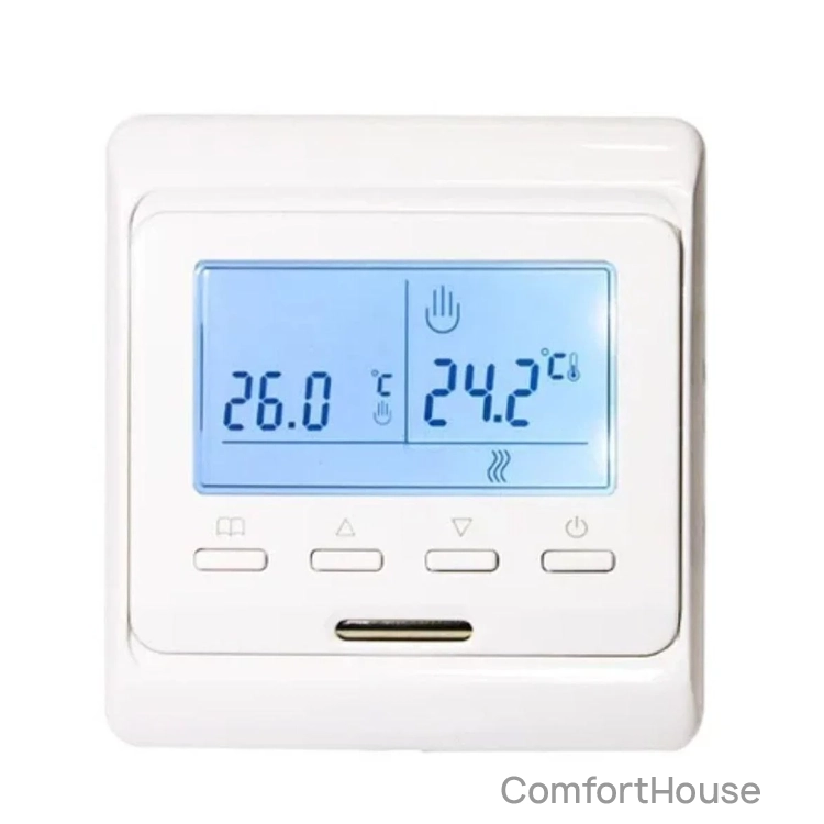 Фото 1 - Терморегулятор EcoTerm Digital White Wi-Fi