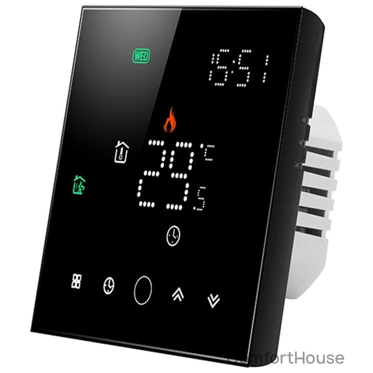 Фото 1 - Терморегулятор Ecoterm Smart Black