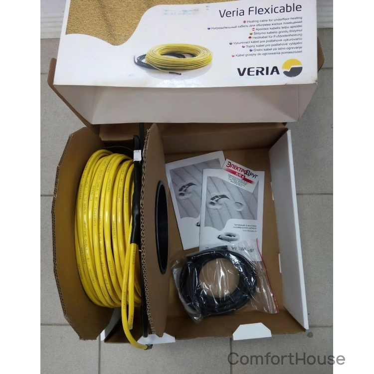 Фото 1 - Двожильний нагрівальний кабель Veria Flexicable 20