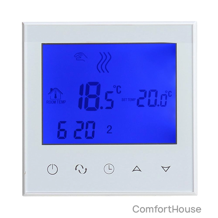 Фото 1 - Терморегулятор EcoTerm SN White