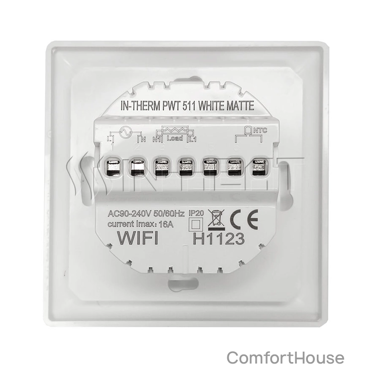 Фото 1 - Терморегулятор PWT 511 Wi-Fi White Matte