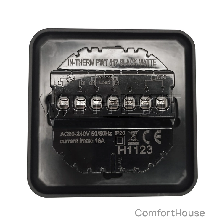 Фото 1 - Терморегулятор PWT 517 Wi-Fi Black Matte