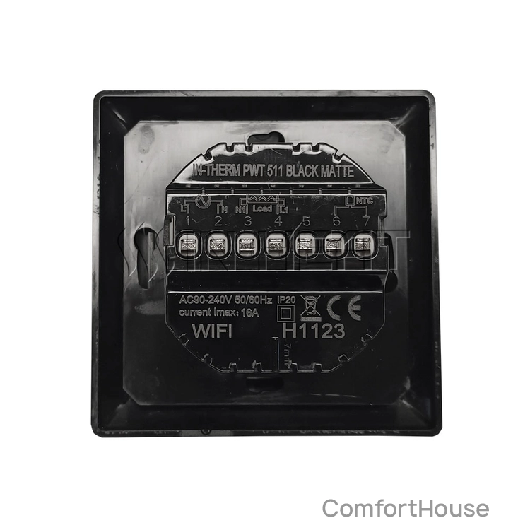 Фото 1 - Терморегулятор PWT 511 Wi-Fi Black Matte