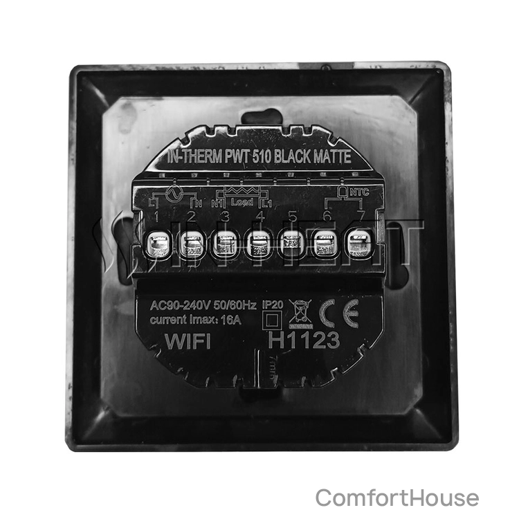 Фото 1 - Терморегулятор PWT 510 Wi-Fi Black Matte