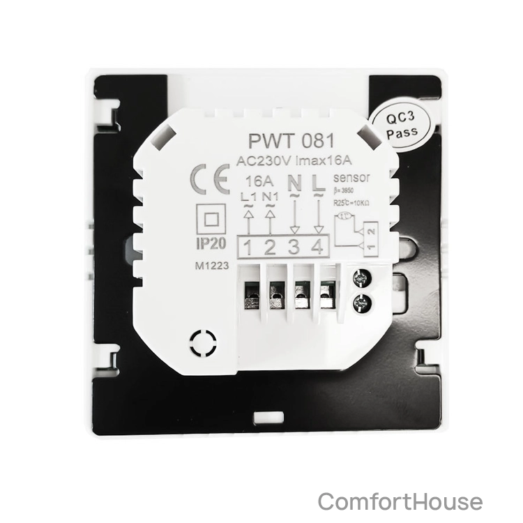 Фото 1 - Терморегулятор PWT 081 Wi-Fi White