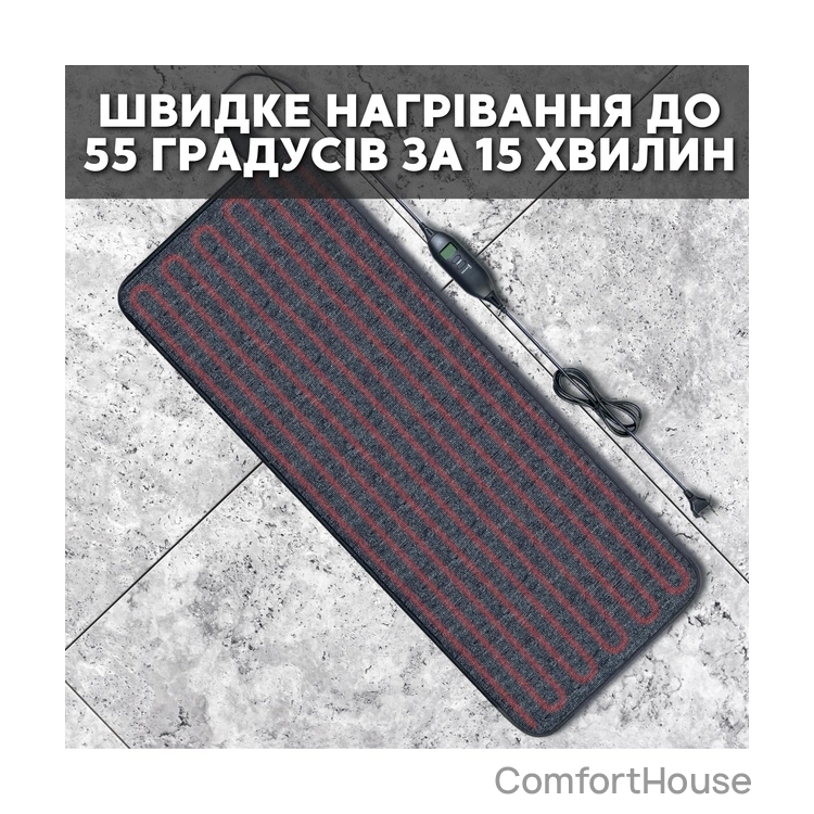Фото 1 - Нагрівальний килимок IN-THERM 40100 з LED контролером